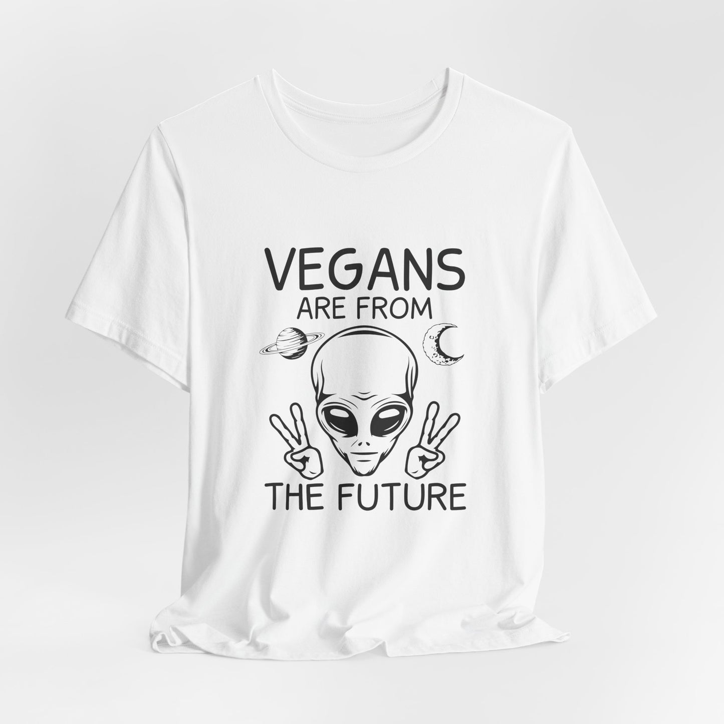 Vegan Are From The Future - Unisex Jersey Short Sleeve Tee - 12374