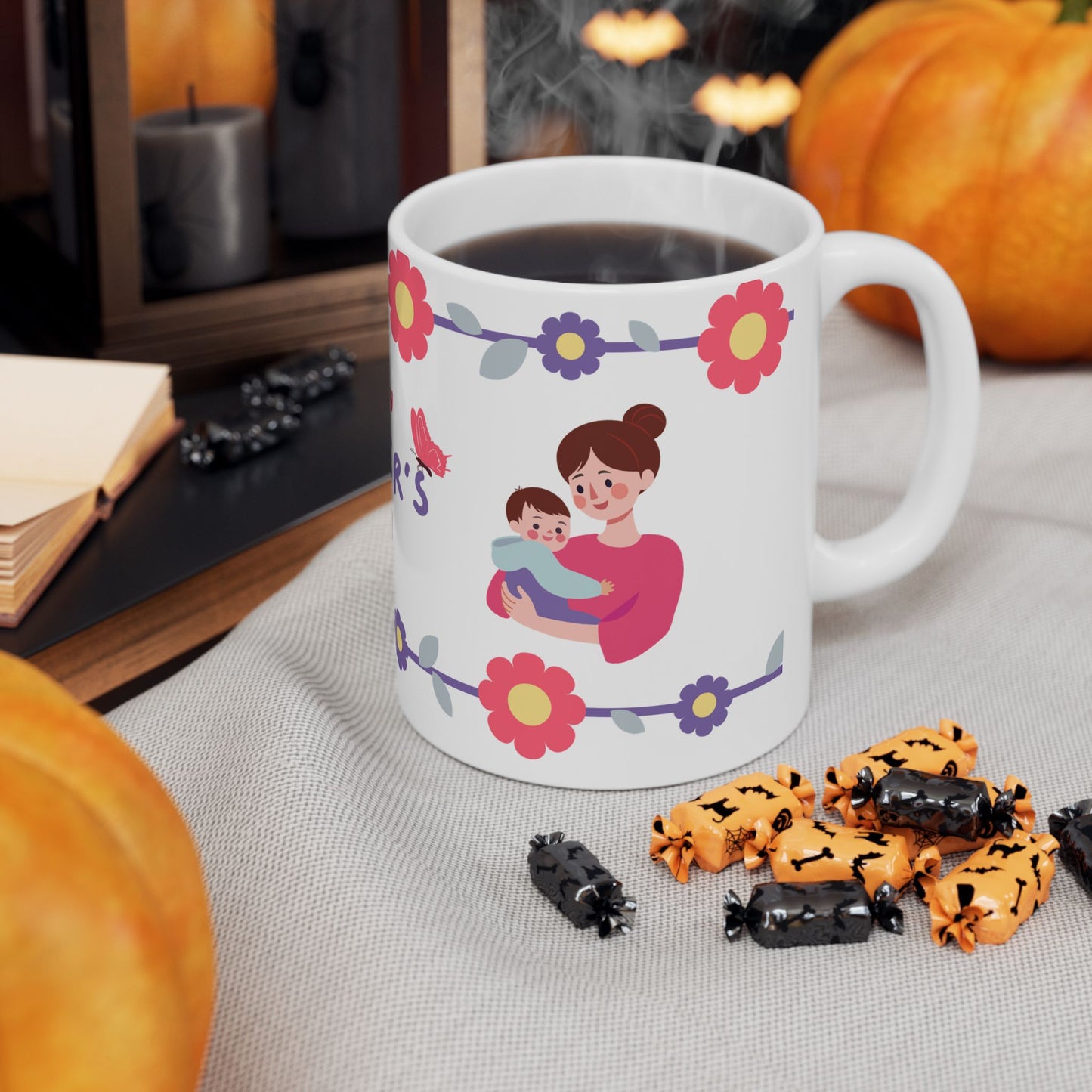 Happy Mother's Day Floral Ceramic Mug - 11oz & 15oz - 12492