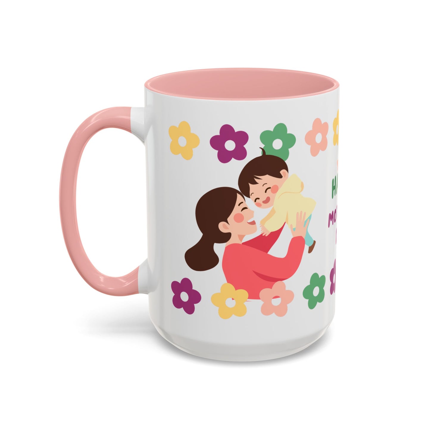 Happy Mother's Day Floral Accent Coffee Mug - 11/15oz - 12491