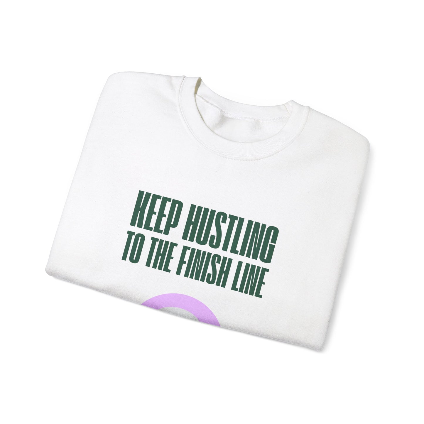 Golf, Keep Hustling to The Finish Line - Unisex Heavy Blend™ Crewneck Sweatshirt - 10580