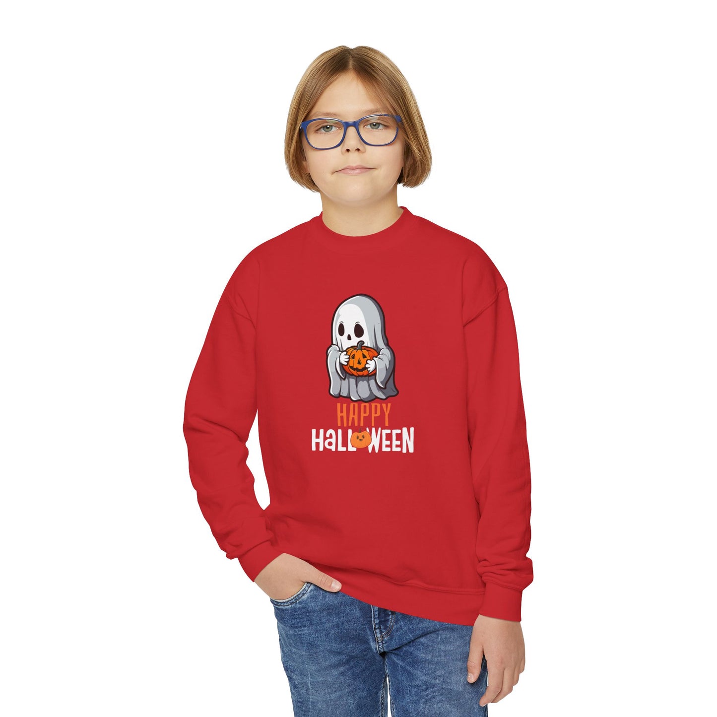 Happy Halloween - Youth Crewneck Sweatshirt