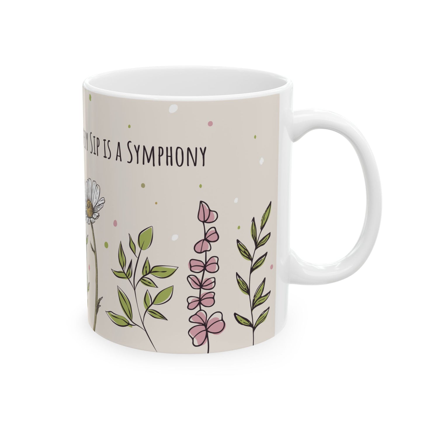 Blooms of Bliss - Ceramic Mug, (11oz, 15oz) - 10901