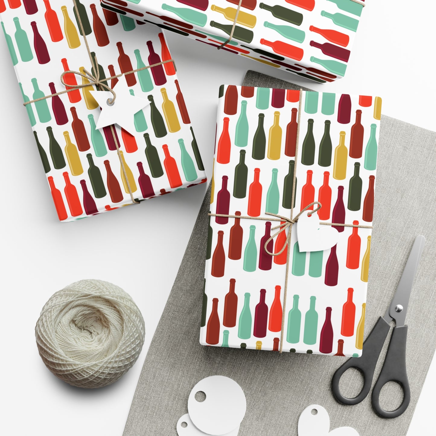 Bottles - Gift Wrap Papers - 10363