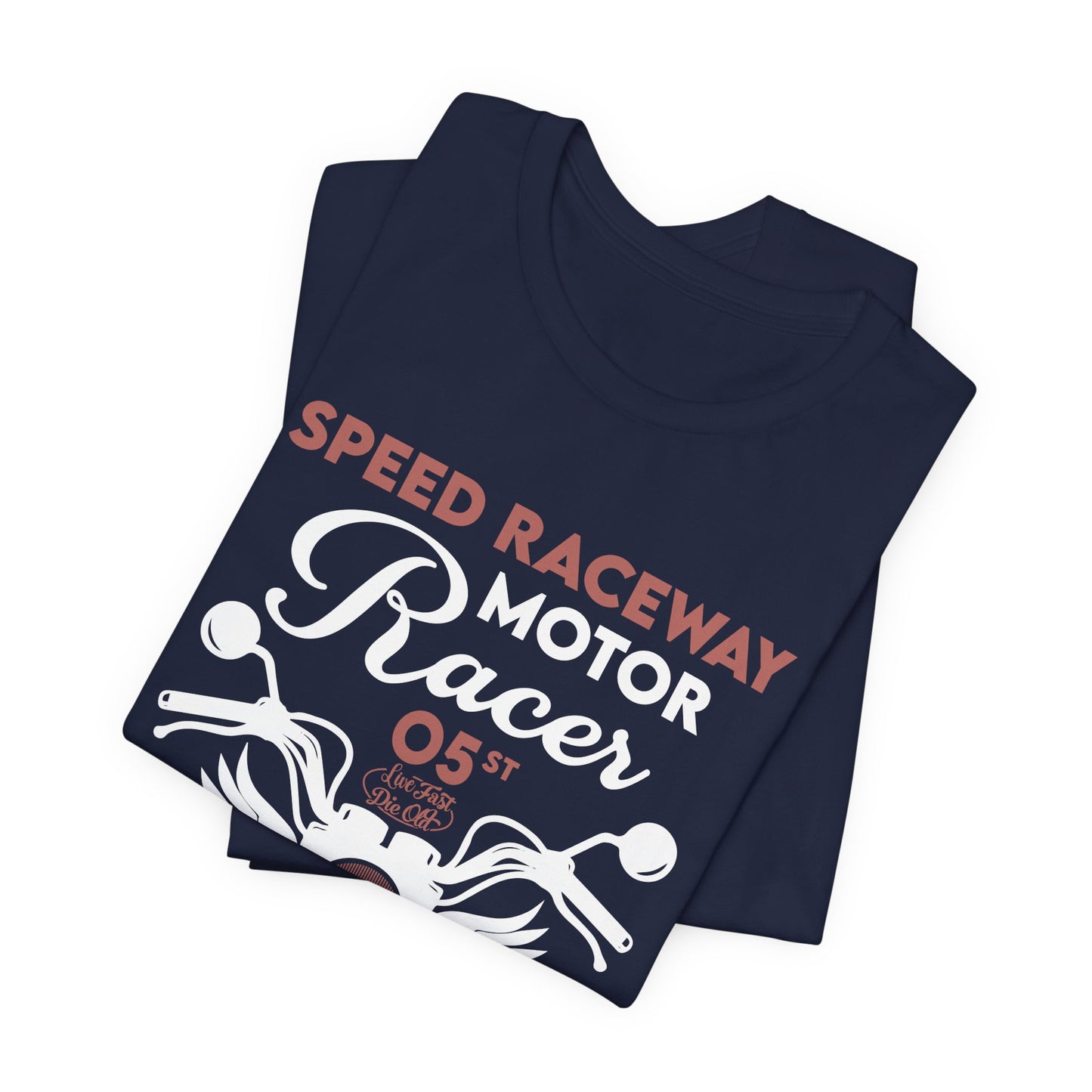 Speed Raceway, Motorcycle Races King of Speed - Unisex Jersey Short Sleeve Tee - 13105