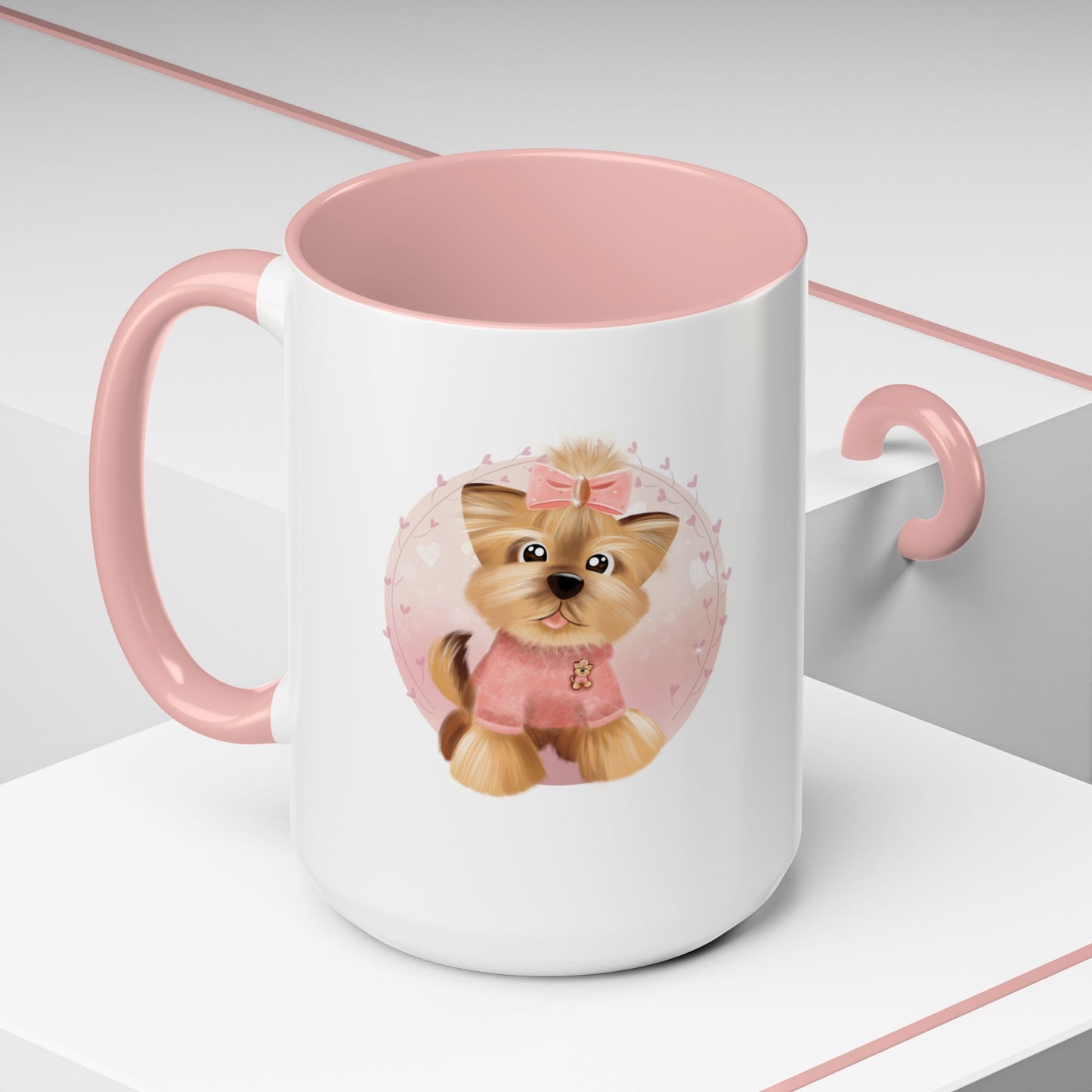 Love My Pet, Name, Customizable - Accent Coffee Mug (11, 15oz) - 11014
