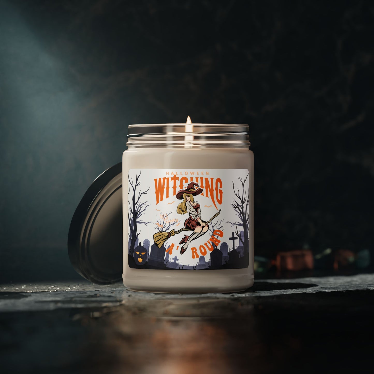 Witching, Let's Get Spooky Around - Scented Soy Candle, 9oz - 13810