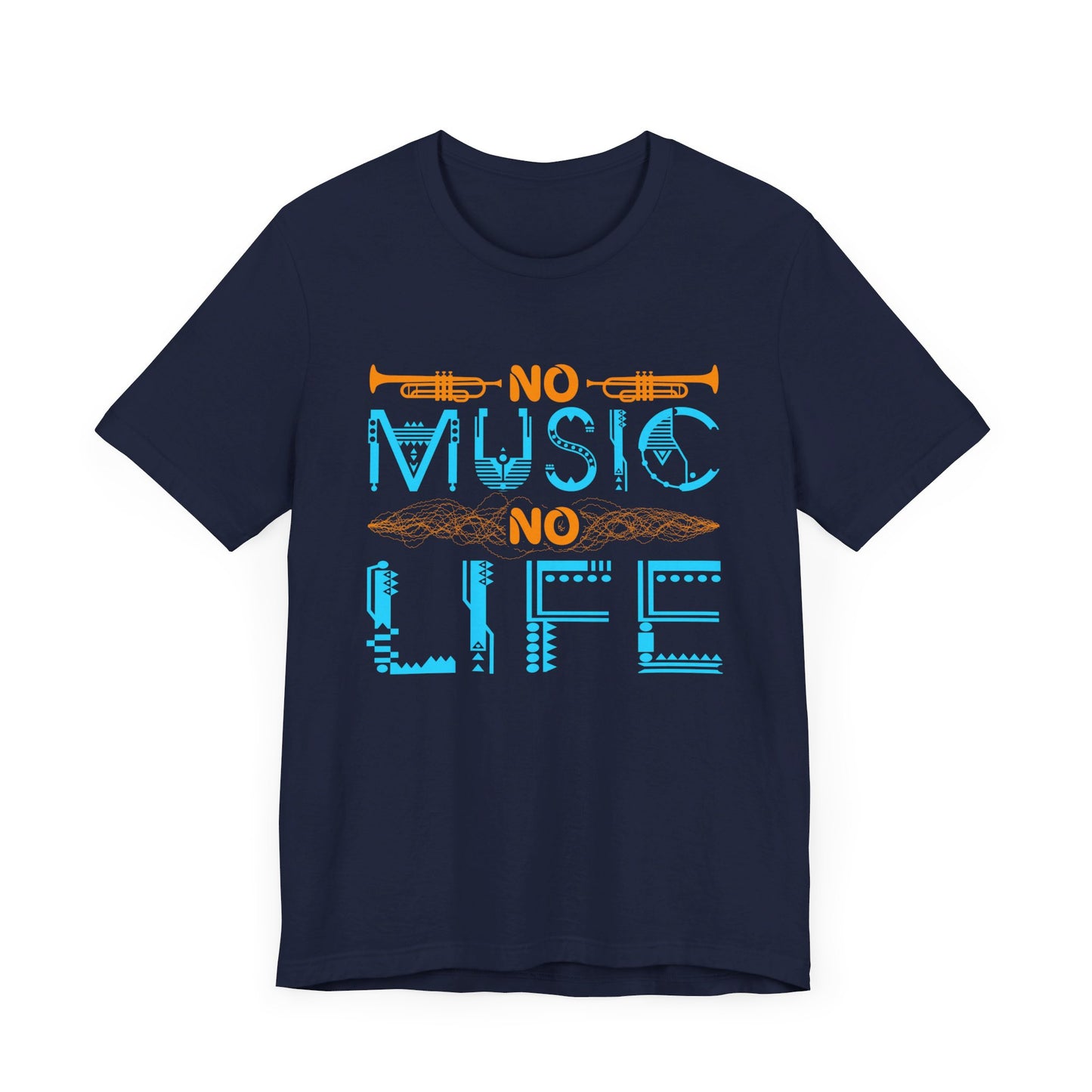 No Music No Life - Unisex Jersey Short Sleeve Tee