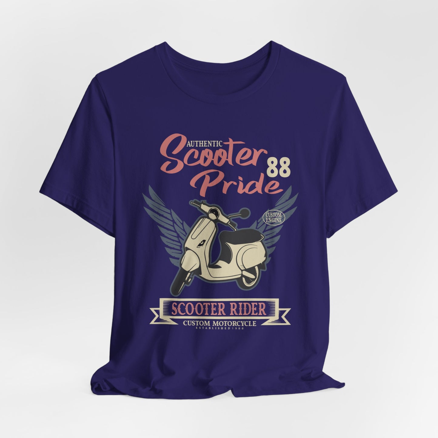 Authentic Scooter Pride - Unisex Jersey Short Sleeve Tee