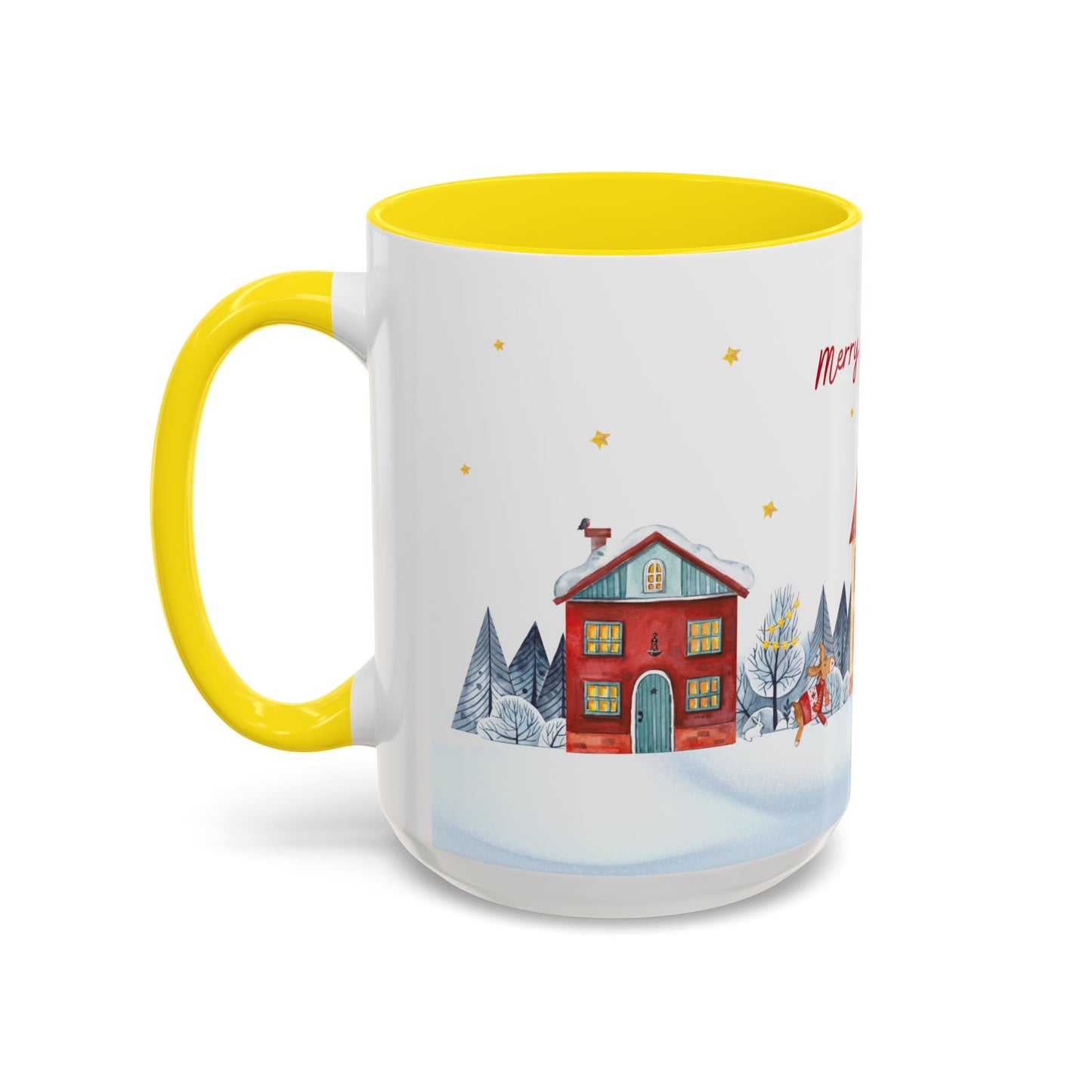 Merry Christmas, Holiday Vibe - Accent Coffee Mug (11, 15oz) - 11079