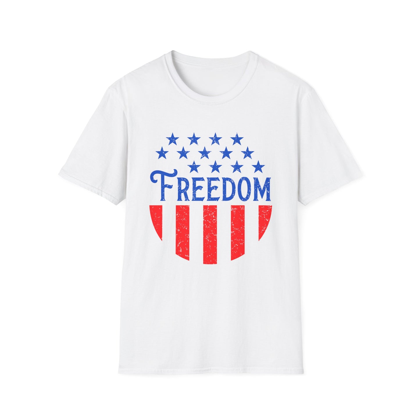 American Freedom Unisex T-Shirt - Patriot Tee, July 4th Celebration, Memorial Day Outfit, Independence Day Gift, Vintage Style Shirt - 13734