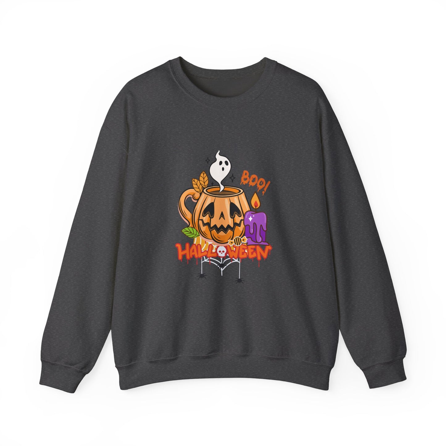 Boo Halloween - Unisex Heavy Blend™ Crewneck Sweatshirt