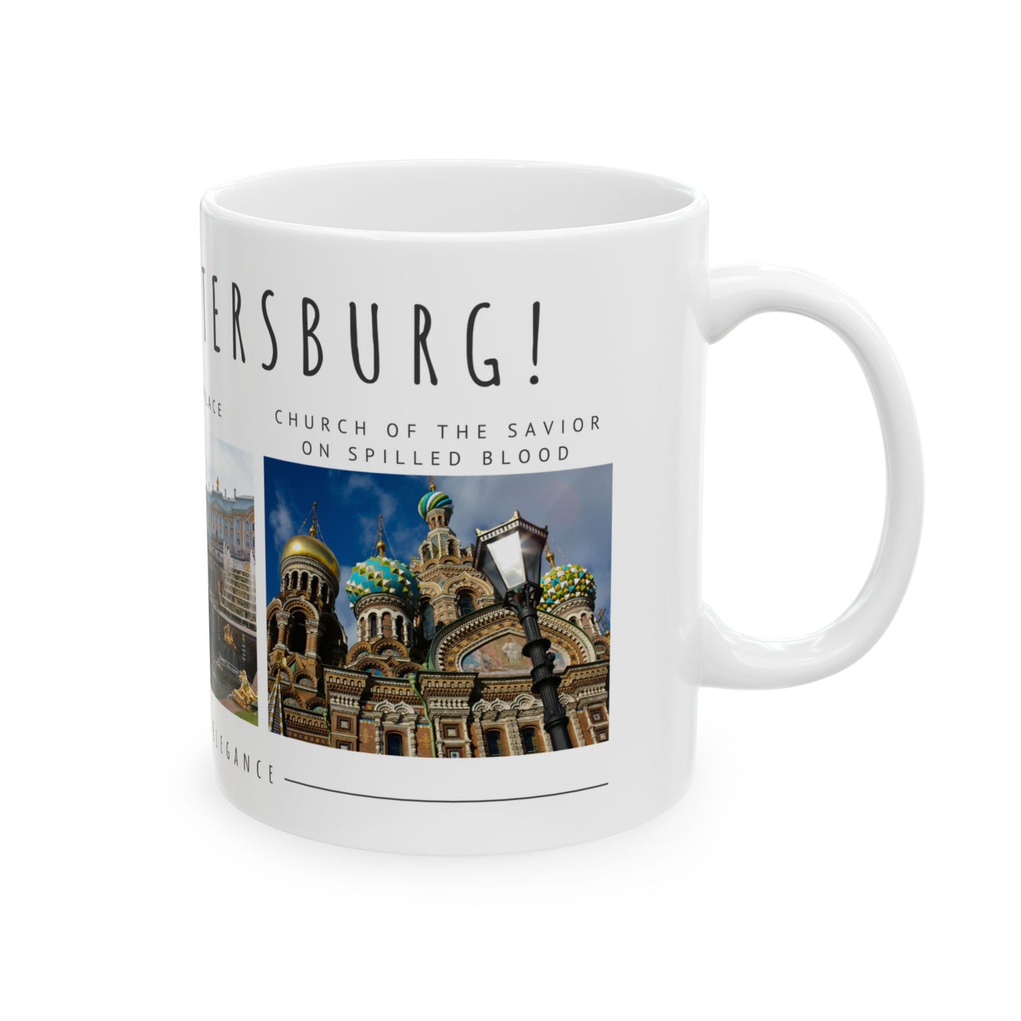 Hello, St. Petersburg Ceramic Mug - 11oz & 15oz - Historical Landmarks Photo Collection - 12105