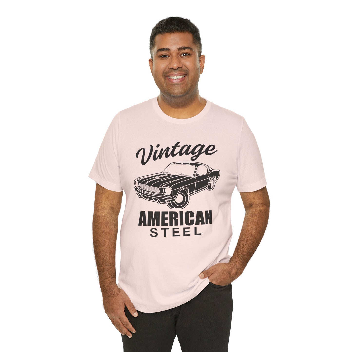 Vintage American Steel - Unisex Jersey Short Sleeve Tee - 13032