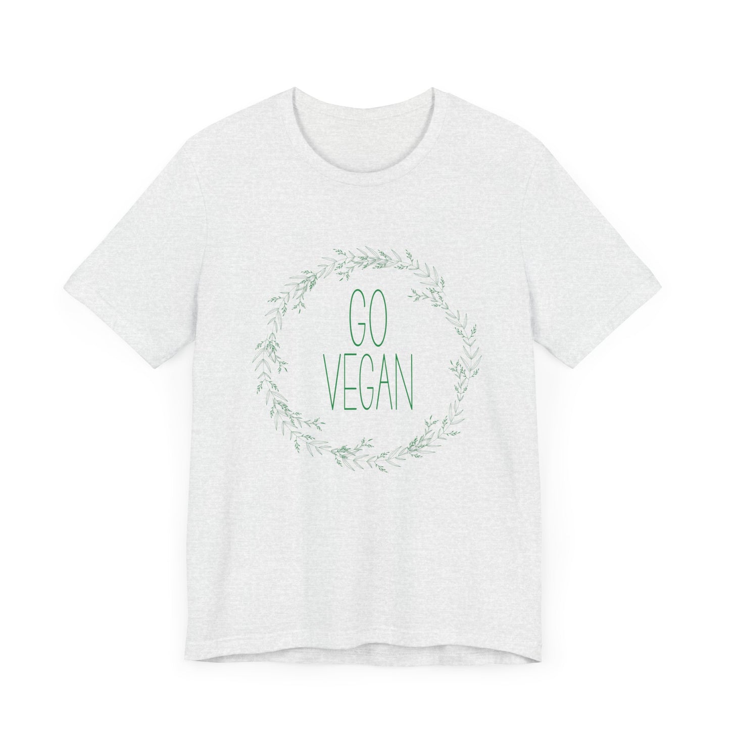 Go Vegan - Unisex Jersey Short Sleeve Tee