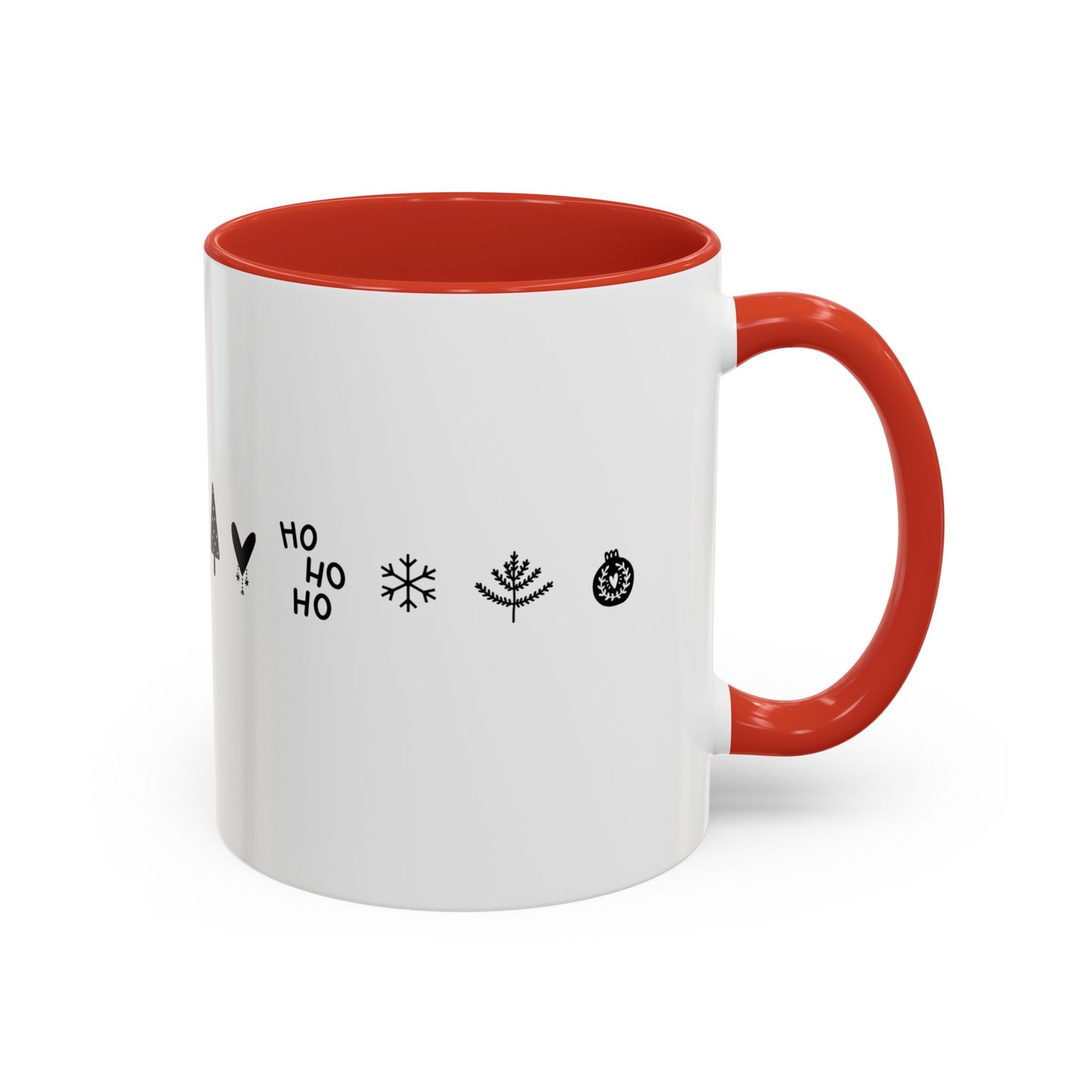 Hohoho, Merry Christmas, Maria, Name Customizable - Accent Coffee Mug (11, 15oz) - 11117