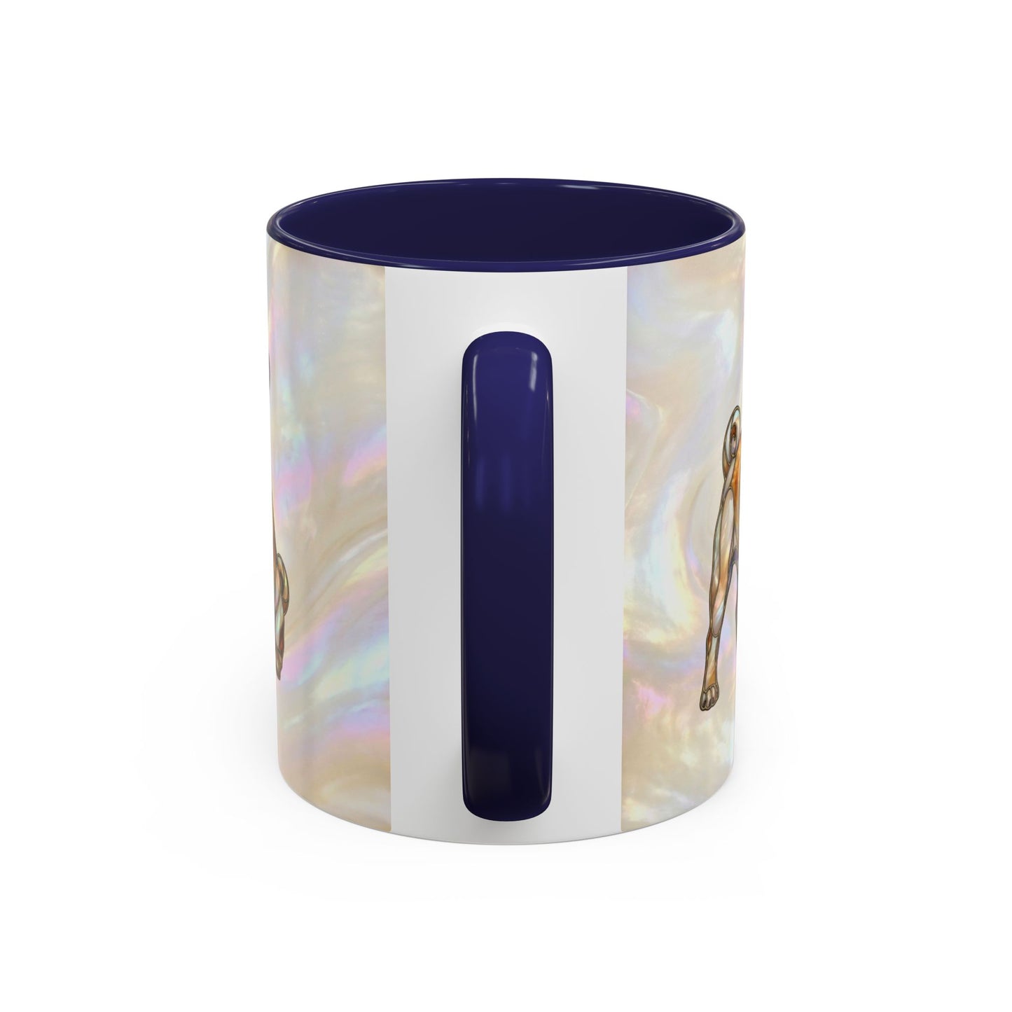 Pug Accent Coffee Mug –  Stained Glass Design (11/15oz) - 14547