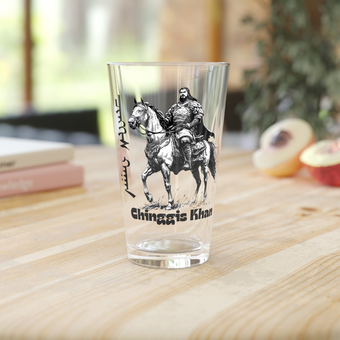 Mongolia: Chinggiss Khan - Pint Glass, 16oz