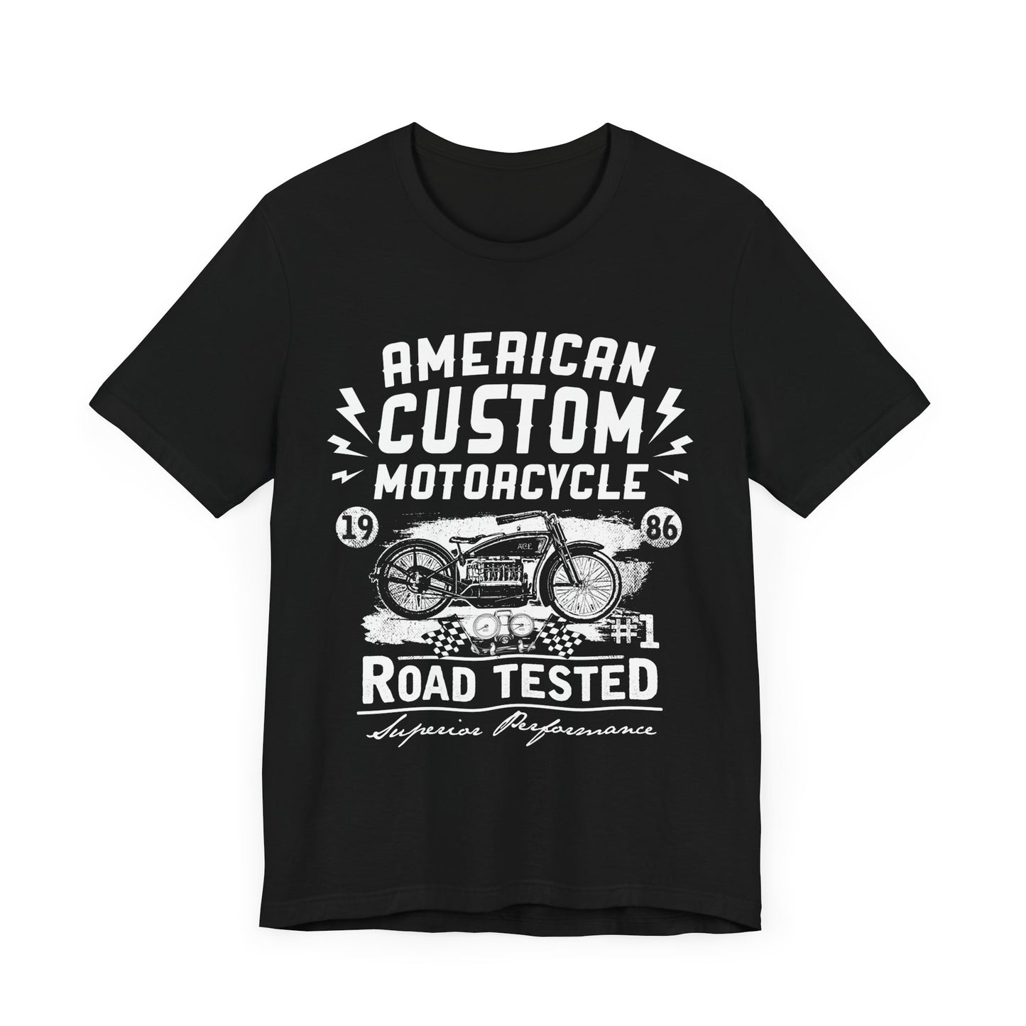 American Custom Motorcycle - Unisex Jersey Short Sleeve Tee - 13402
