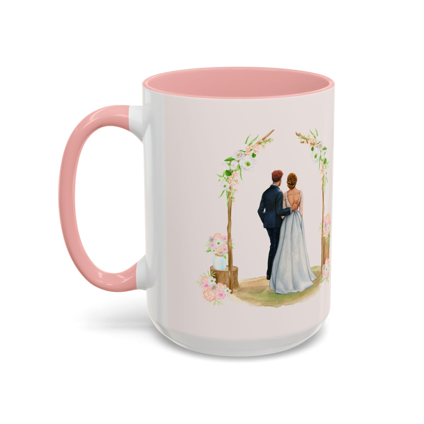 Daniel & Korina, Love, Customizable - Accent Coffee Mug (11, 15oz) - 10894