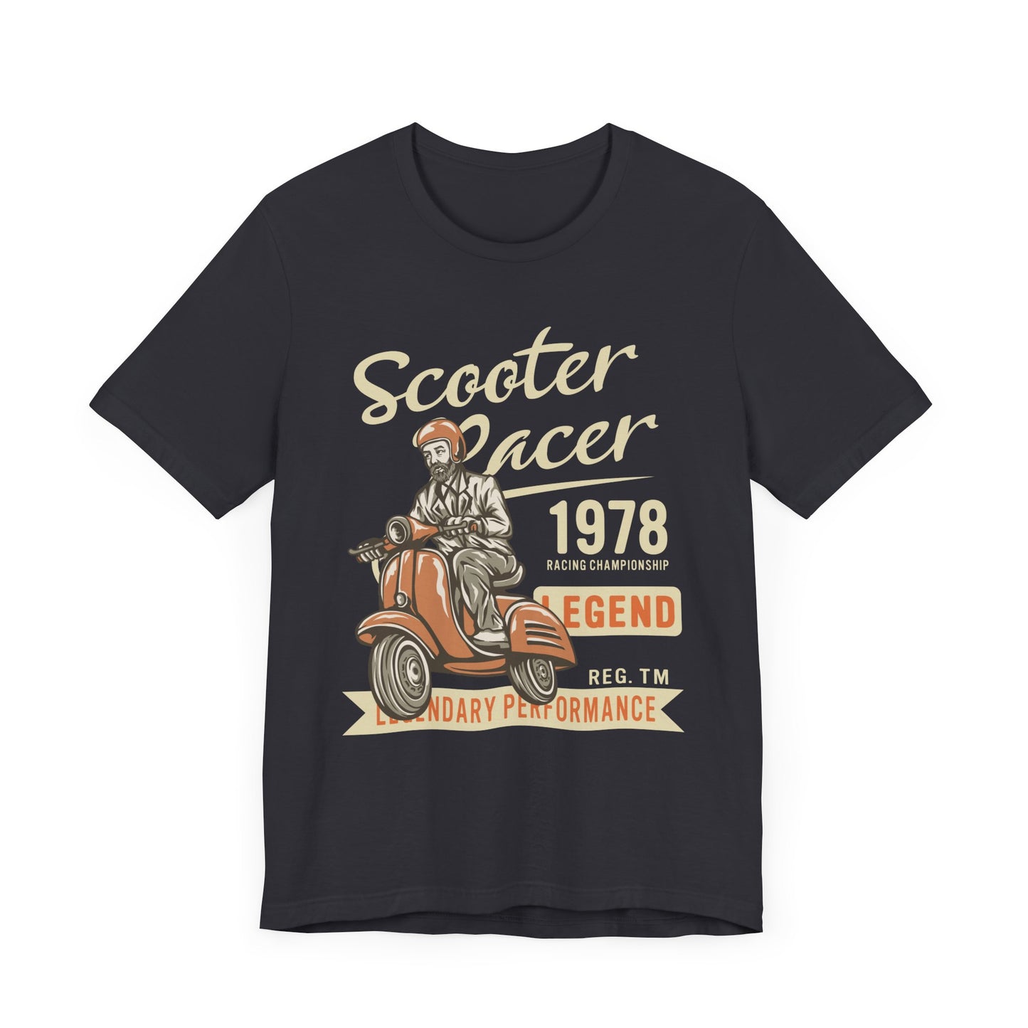 Scooter Racer - Unisex Jersey Short Sleeve Tee - 13376