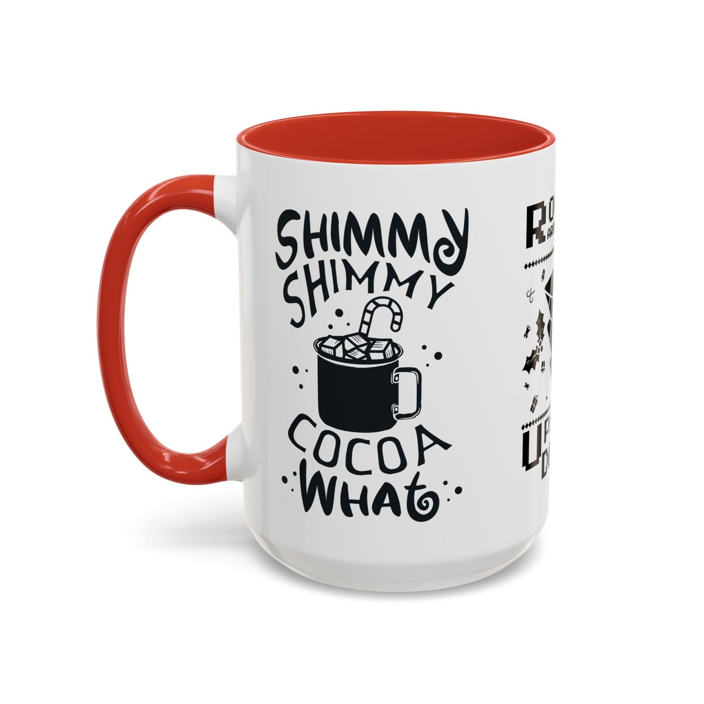 Rocking Around The Tree Upside Down - Accent Coffee Mug (11, 15oz)