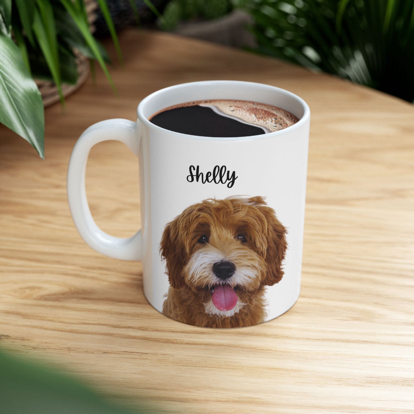 Personalized Dog Lover's Ceramic Mug - Cute Pet Gift for Coffee, Tea, Dog-Themed Home Decor - 14156