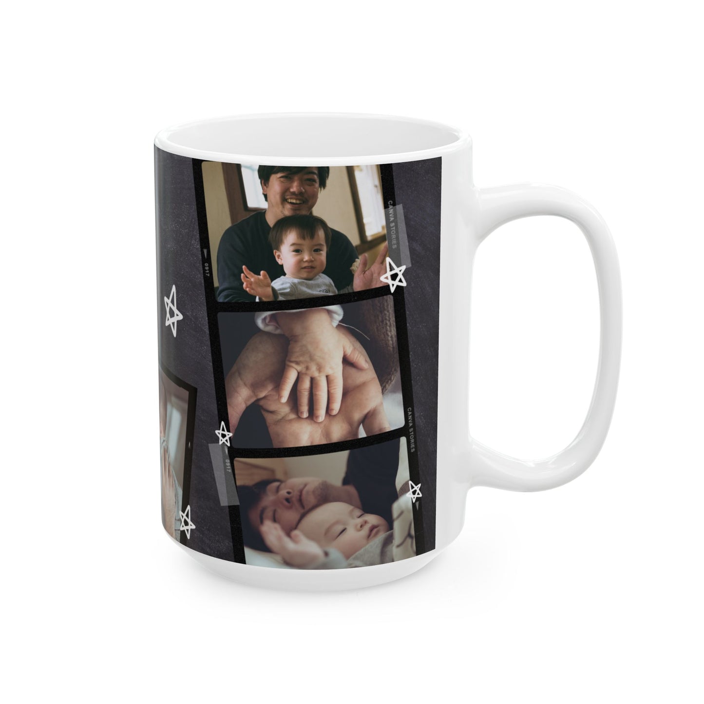 Personalized Ceramic Mug, Customizable Coffee Cup, Perfect Gift for Birthdays, Father's Day - 14068