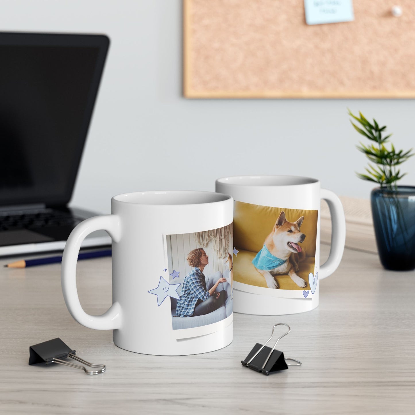 Personalized Pet Photo Mug, Dog Lover Gift, Customizable Coffee Cup, Animal Lover's Cup, Perfect for Birthdays, Pet Appreciation - 14162