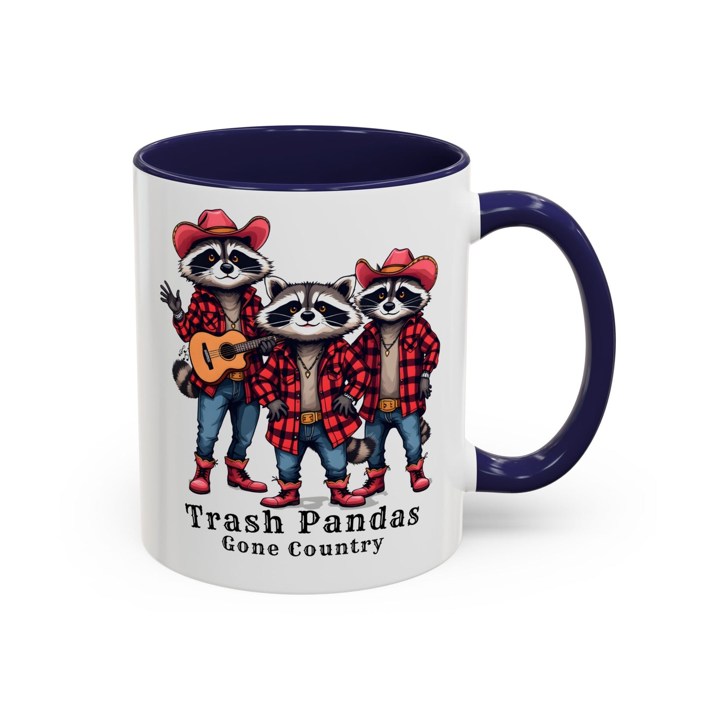 Trash Pandas Gone Country Mug – Funny Raccoon Band Coffee Mug Gift - 14860