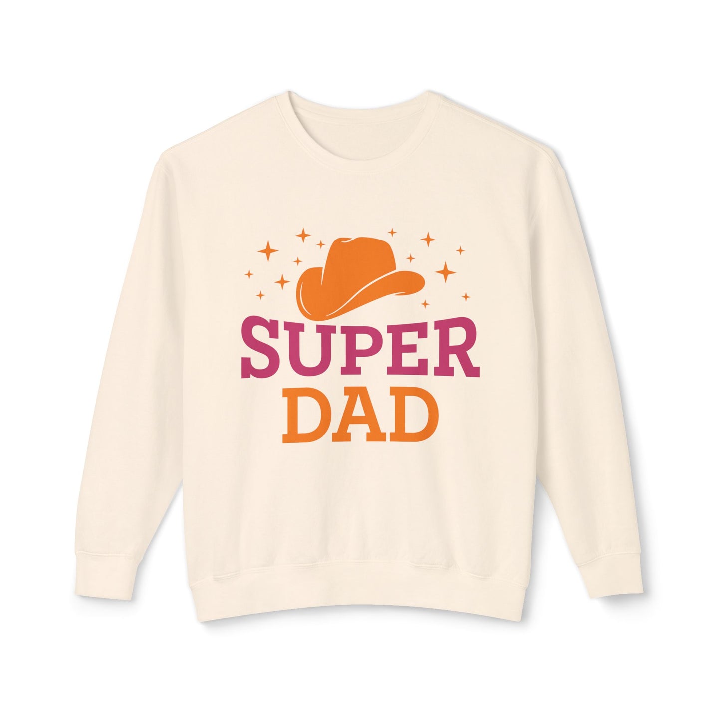 Super Dad Unisex Lightweight Crewneck Sweatshirt | Perfect Gift for Father's Day - 12907