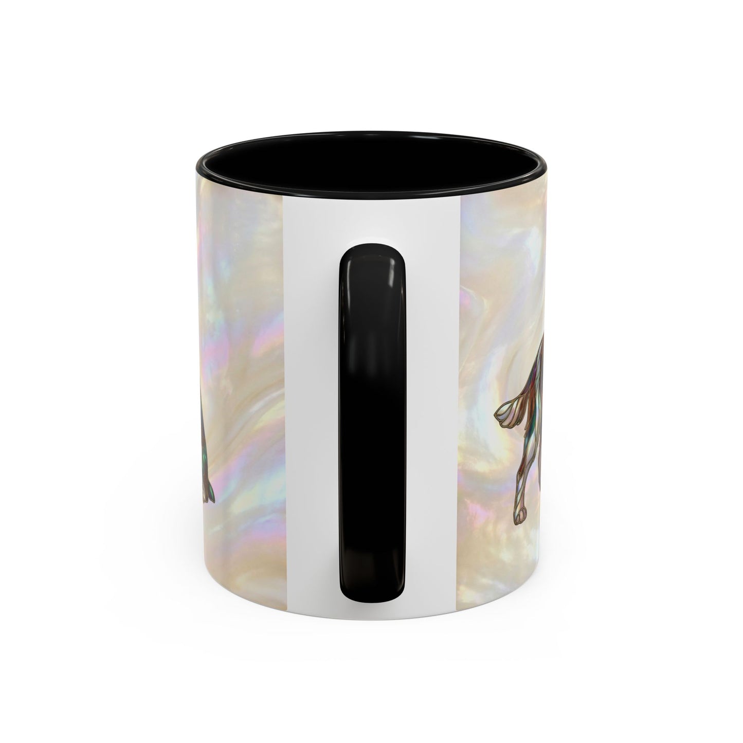 Springer Spaniel Accent Coffee Mug – Stained Glass Design 11/15oz - 14648