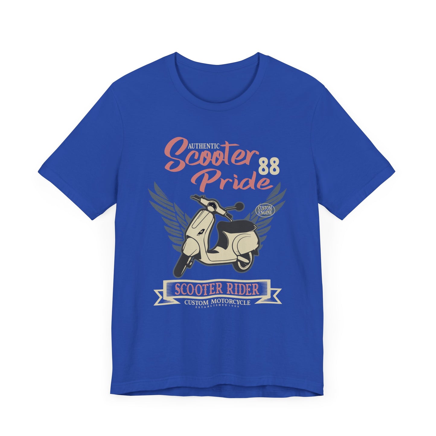 Authentic Scooter Pride - Unisex Jersey Short Sleeve Tee