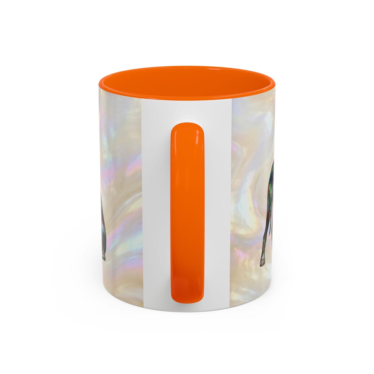 Personalized Great Dane Dog Mug — Stained Glass Design (11/15 oz) - 14550