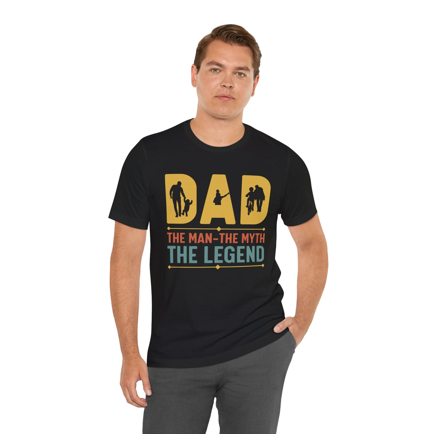 Dad, The Man, The Myth, The Legend - Unisex Jersey Short Sleeve Tee