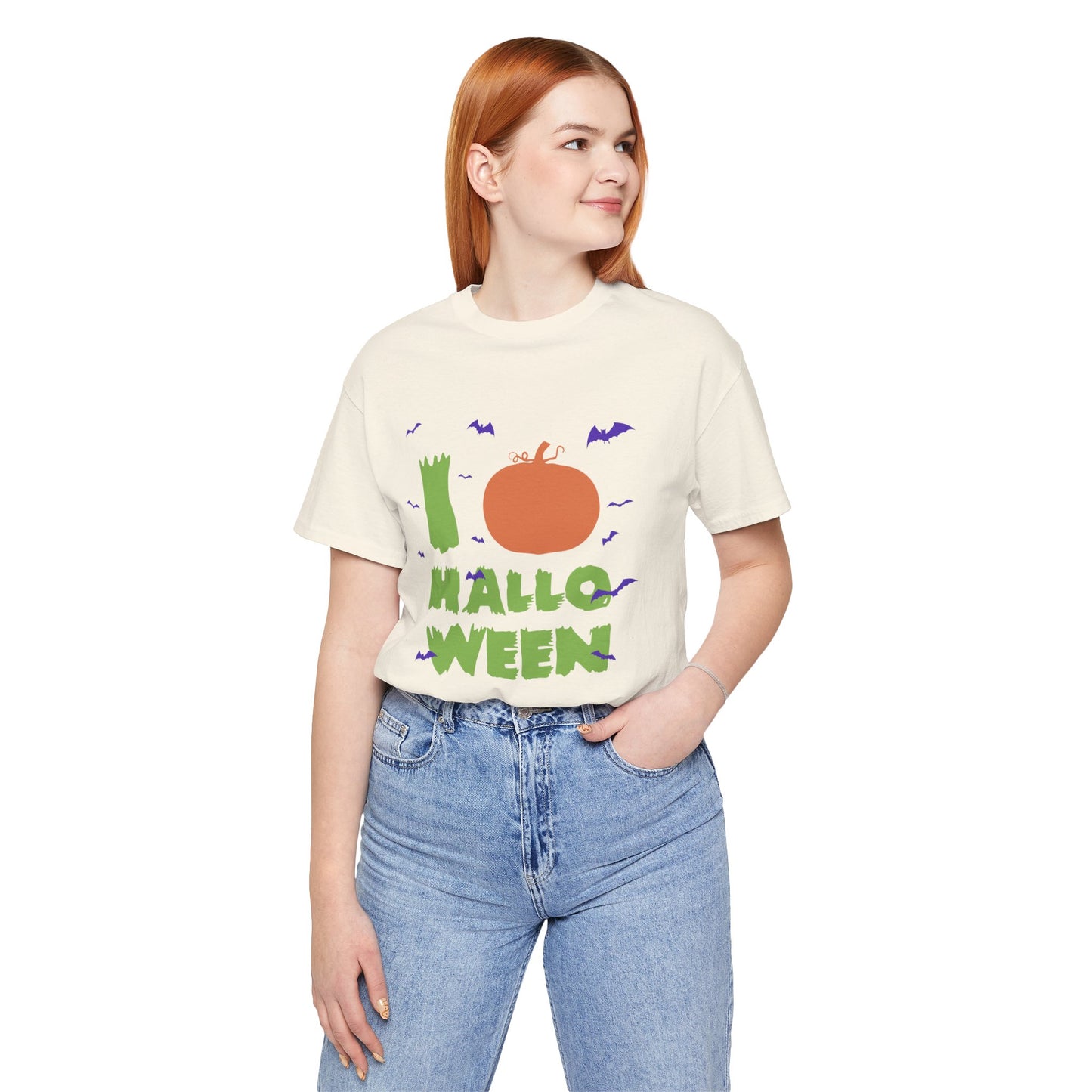 I Love Halloween - Unisex Jersey Short Sleeve Tee