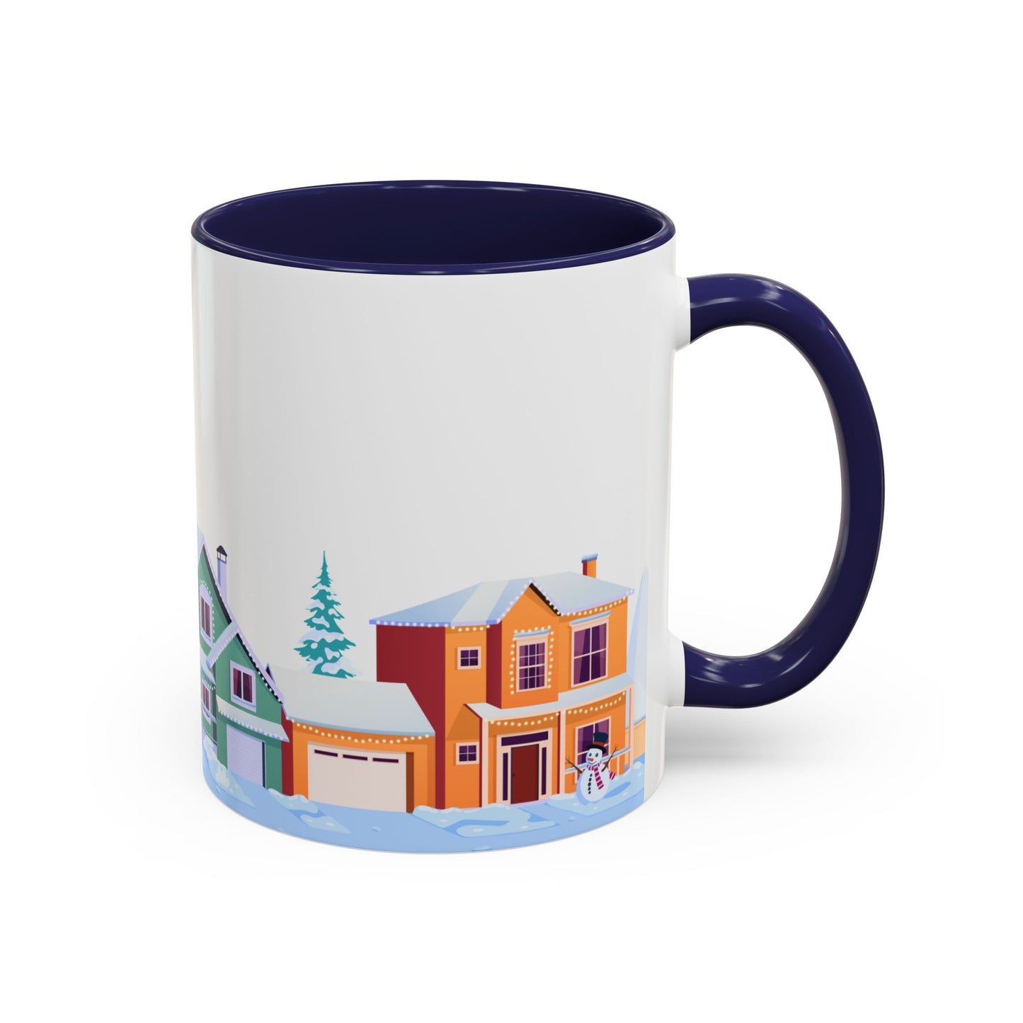 Winter Houses - Accent Coffee Mug (11, 15oz) - 10441