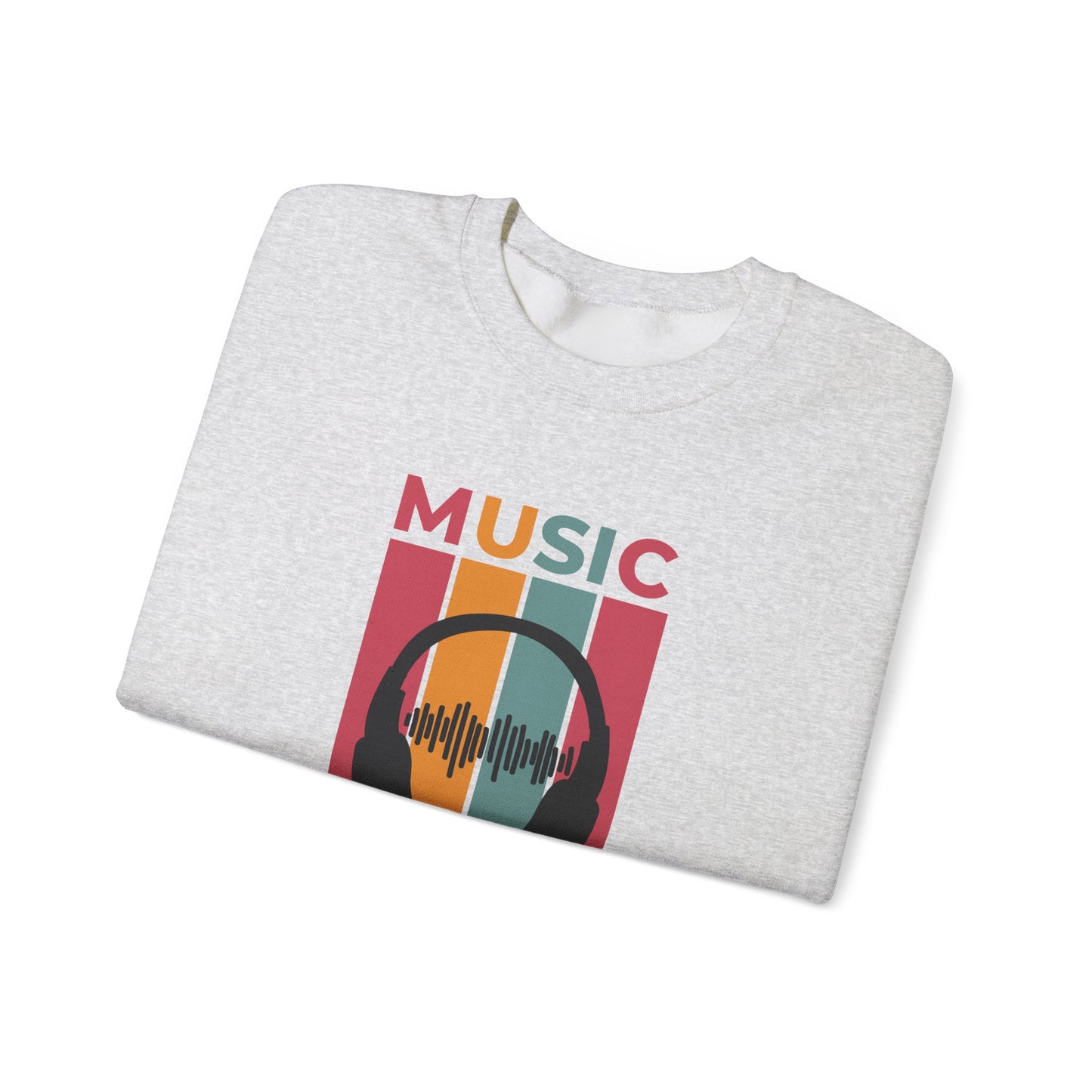 I Love Music - Unisex Heavy Blend™ Crewneck Sweatshirt - 10599