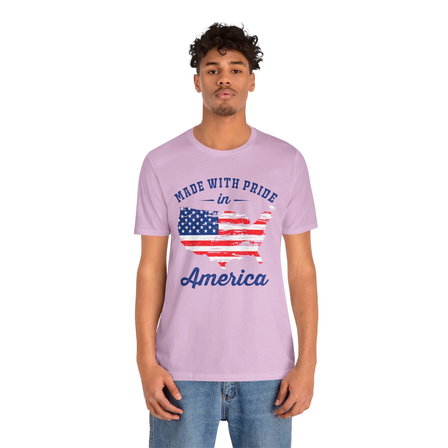 American Pride Unisex Tee, Patriotic Shirt, USA Pride Tee, Independence Day Apparel, Gift for Veterans, Summer Fashion - 13693