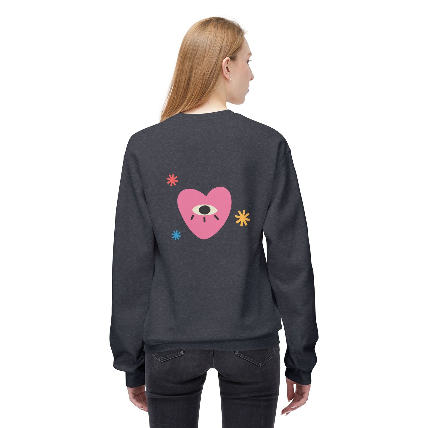 Love - Unisex Midweight Softstyle Fleece Crewneck Sweatshirt - 11624