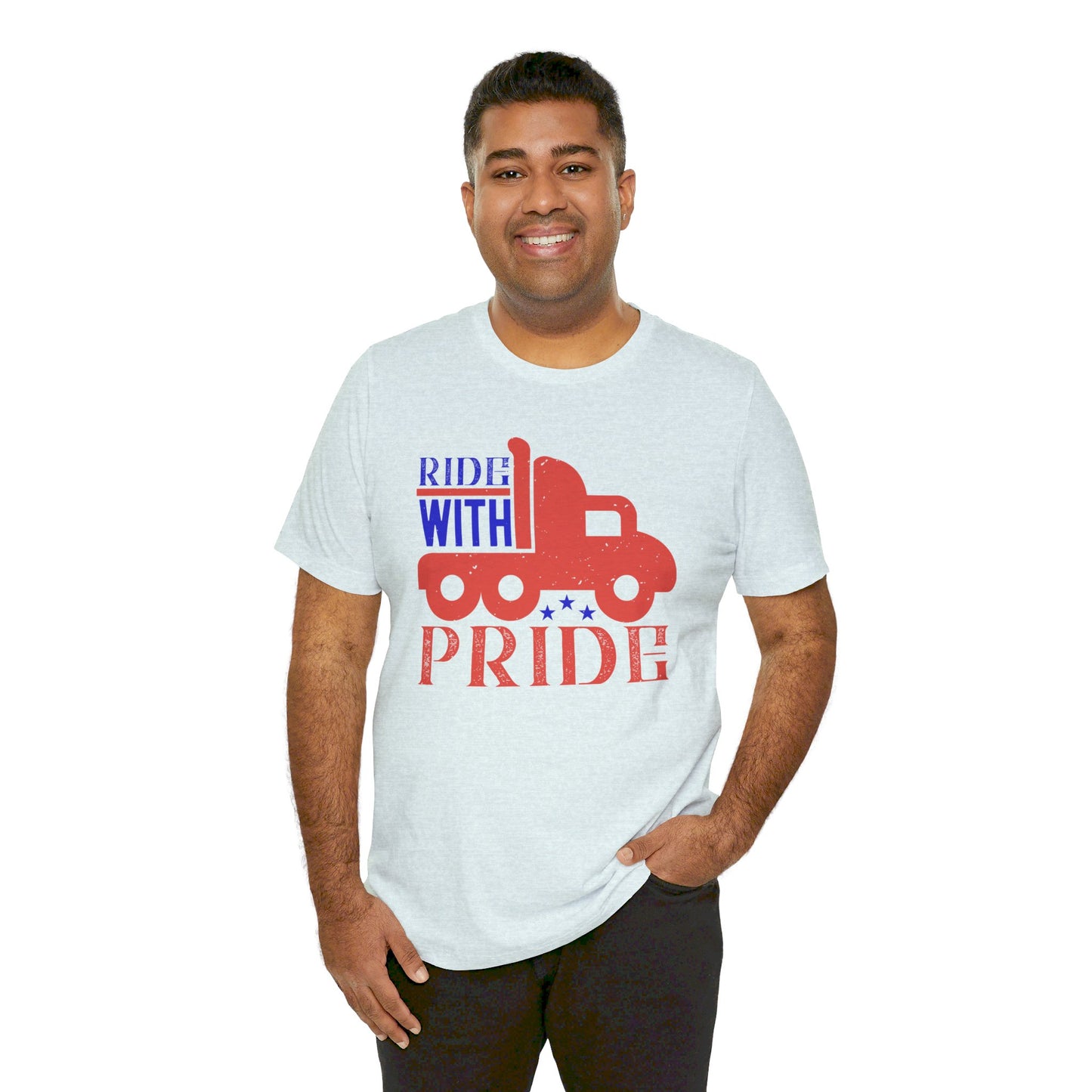 Ride With Pride - Unisex Jersey Short Sleeve Tee