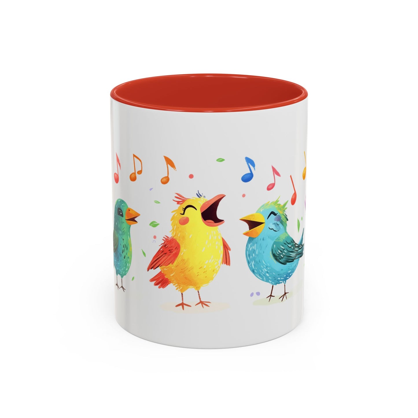 Colorful Birds - Accent Coffee Mug (11, 15oz)