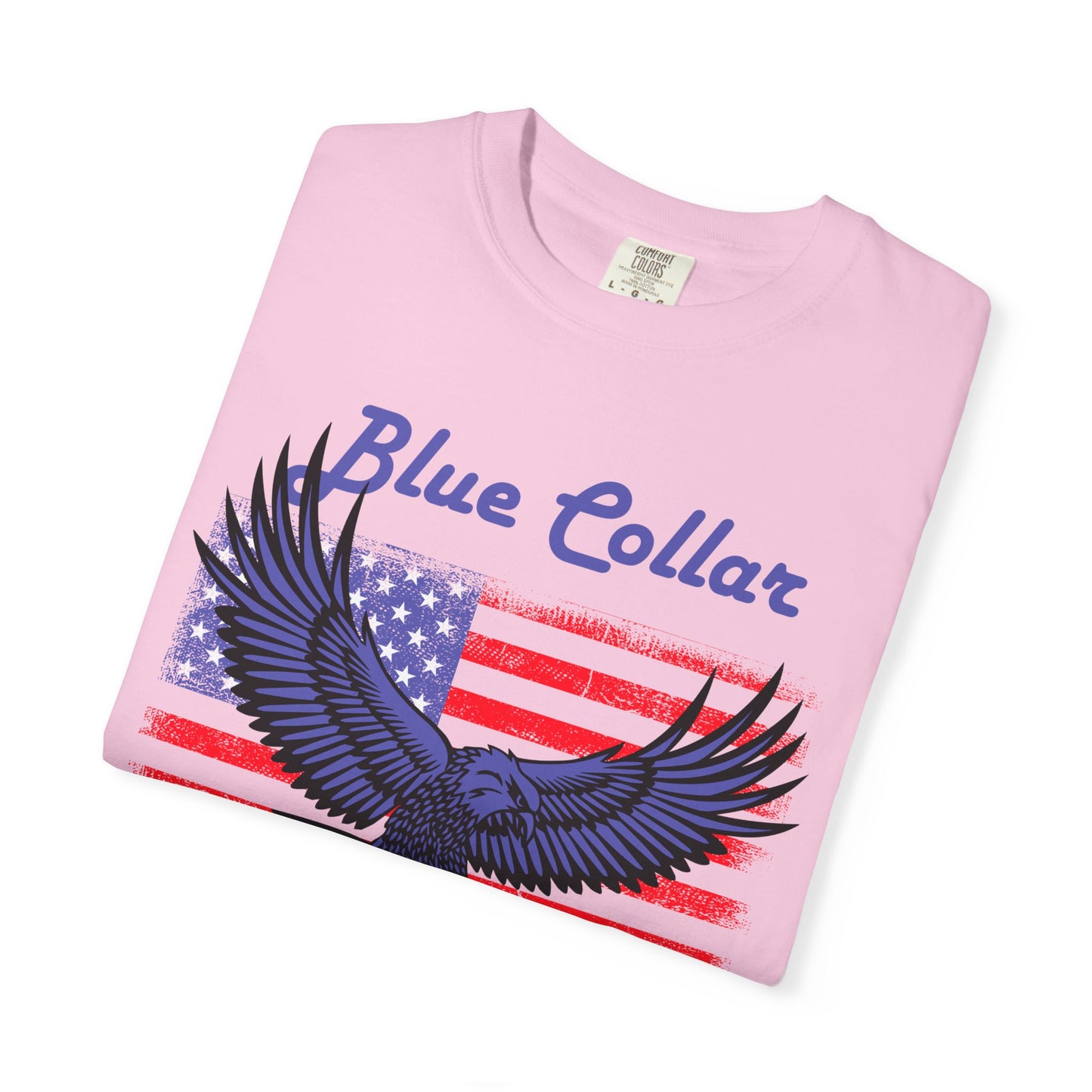 Unisex American Eagle Graphic Tee - Perfect for Patriotic Events, Casual Wear, 4th of July Gatherings, Gifts for Blue Collar Workers - 13695