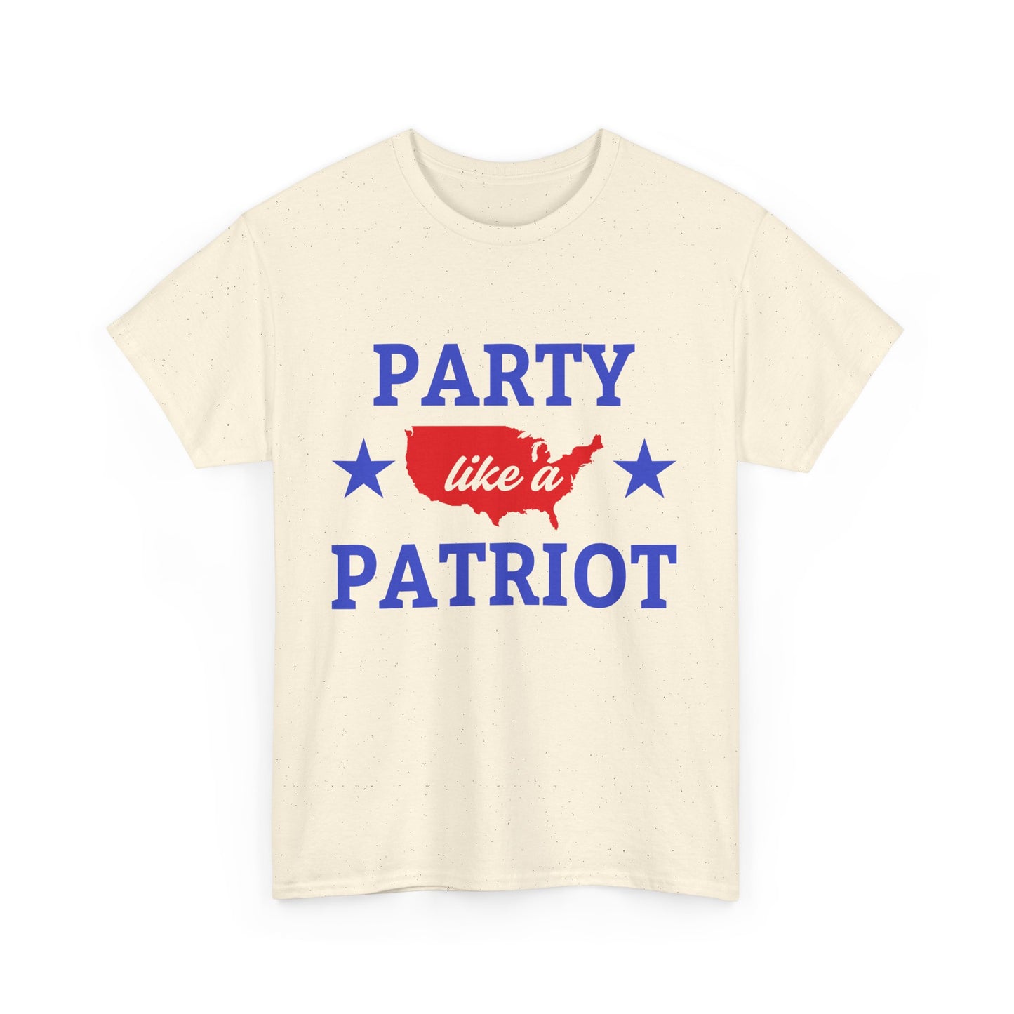 Patriotic Party Tee - Celebrate Independence, Fun Gatherings, BBQs, Gift for Patriots, Unisex Heavy Cotton T-shirt - 13732