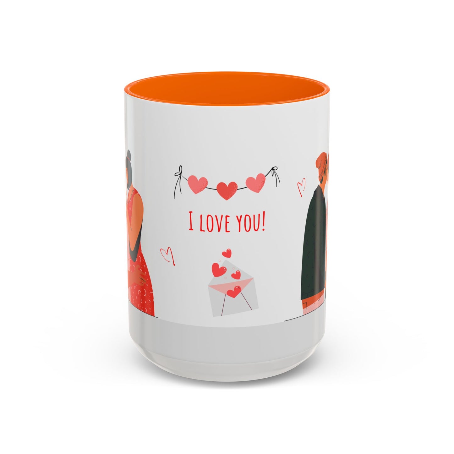 I love You - Accent Coffee Mug (11, 15oz) - 11136