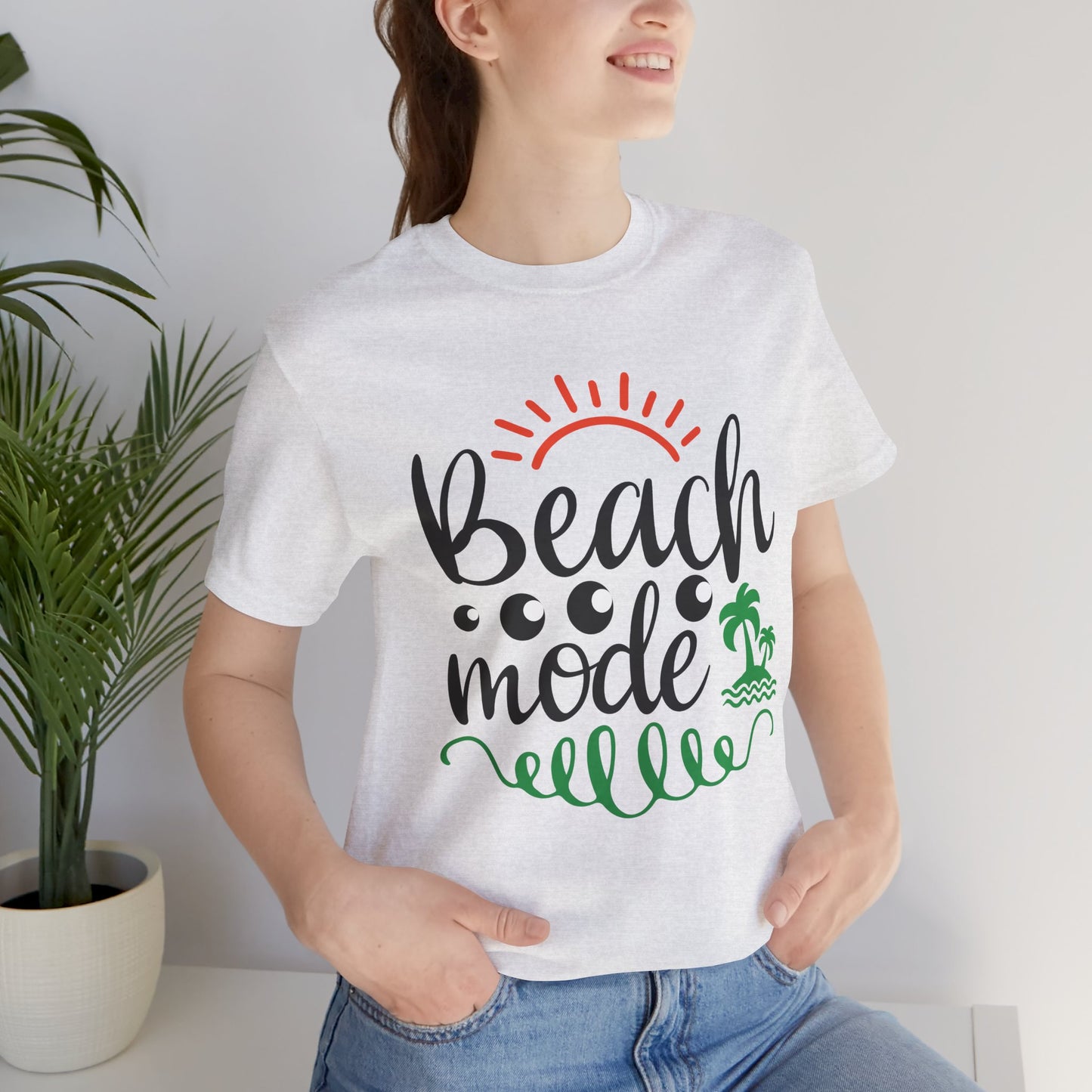 Summer: Beach Mode - Unisex Jersey Short Sleeve Tee - 13238