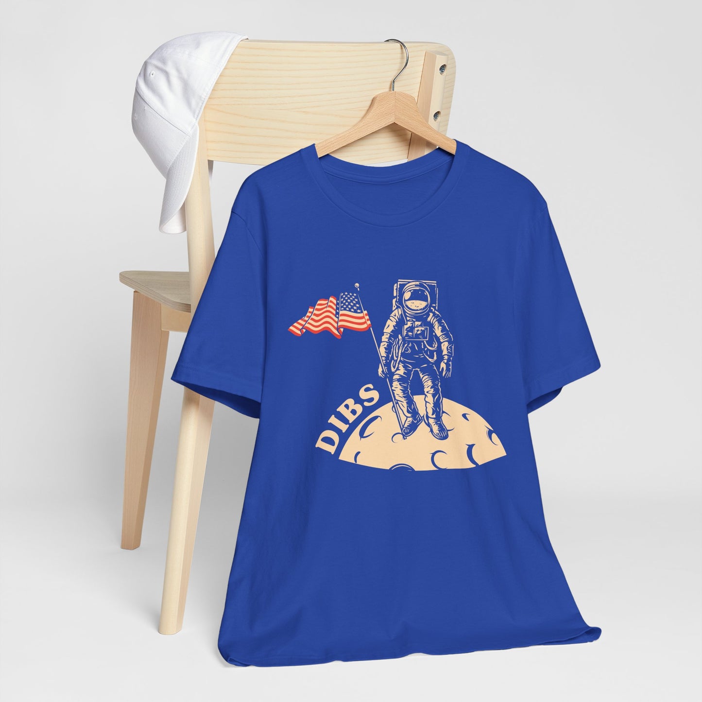 US, July 4th,  Astronaut Adventure Tee - DIBS on the Moon, Space Lover Shirt,  Unisex Astronaut Tee - 13737