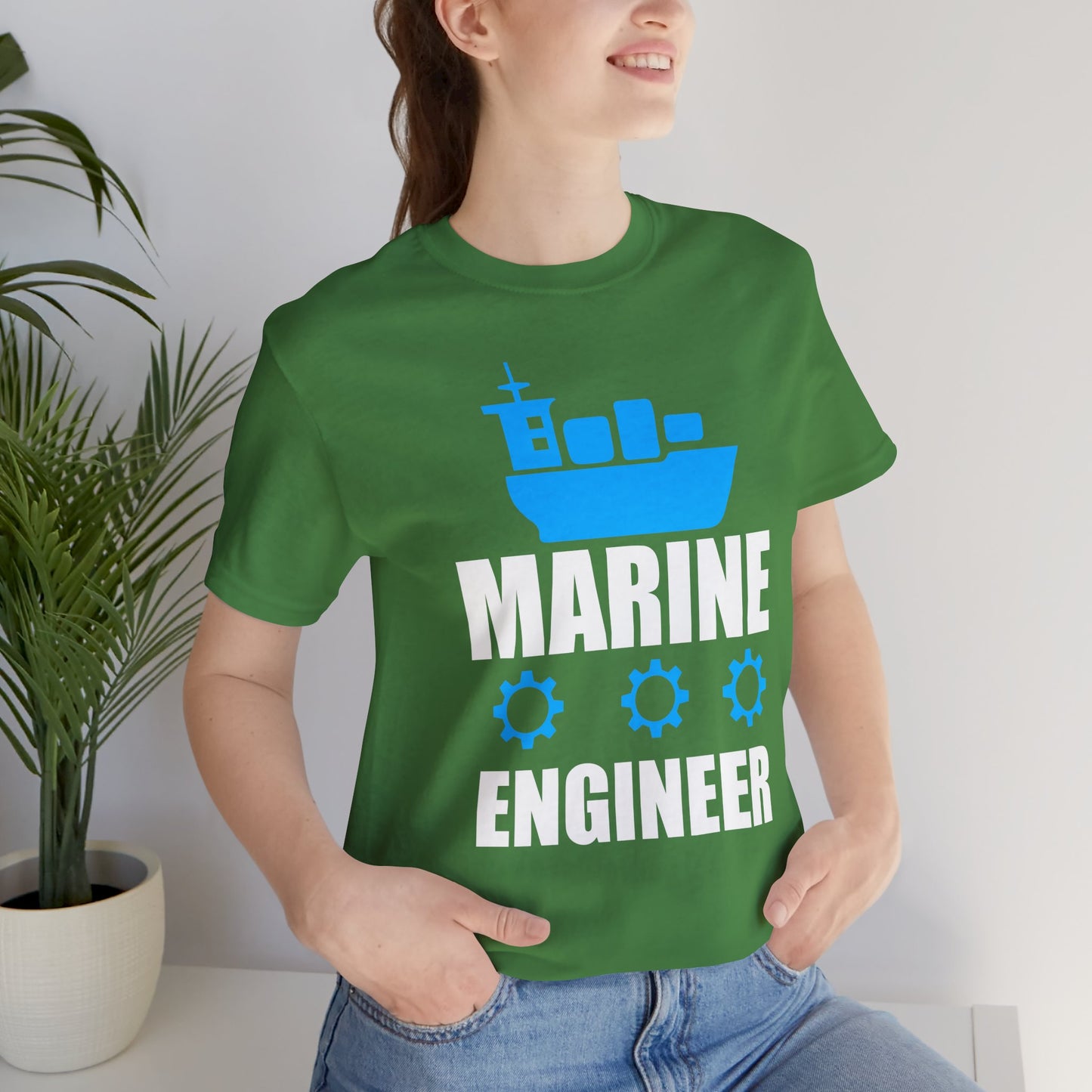 Marine Engineer - Unisex Jersey Short Sleeve Tee - 13667
