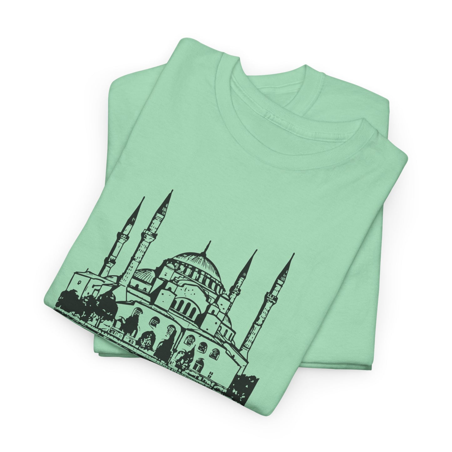 Istanbul Unisex Heavy Cotton Tee - Travel Inspired Apparel - 12007