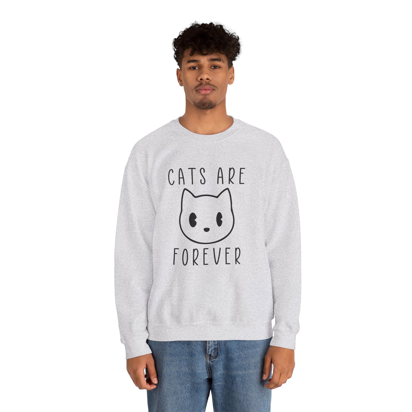 Cats Are Forever - Unisex Heavy Blend™ Crewneck Sweatshirt