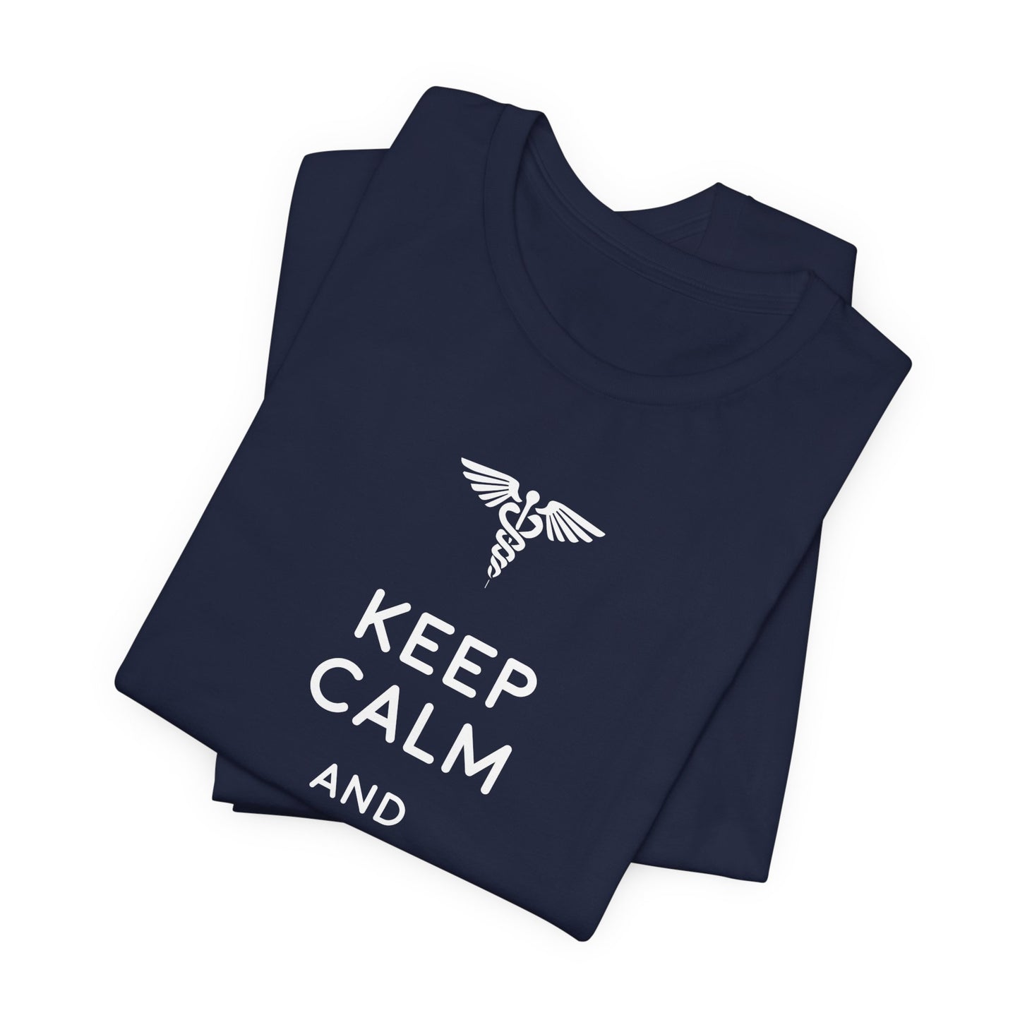 Doctor:  Keep Calm & Call An Airforce Doctor - Unisex Jersey Short Sleeve Tee - 13795
